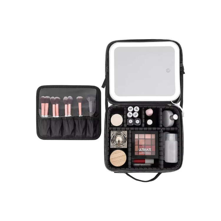 LED Mirror Make-up Bag